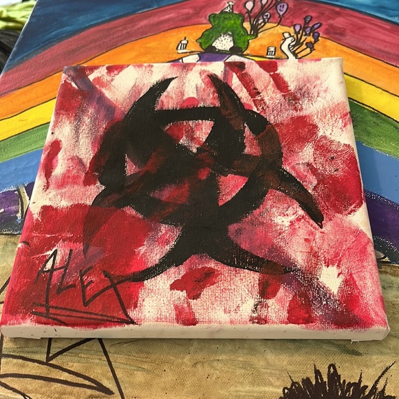 Lots of different hand painted original paintings - Picture 3 of 5